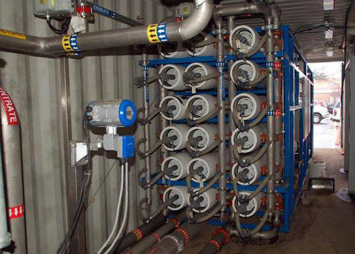 Sistema industrial do filtro de água da osmose reversa do controle do PLC de aço inoxidável